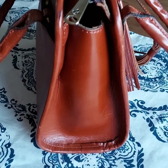 Patricia Nash Leather Small Satchel, Vintage - Picture 4 of 16